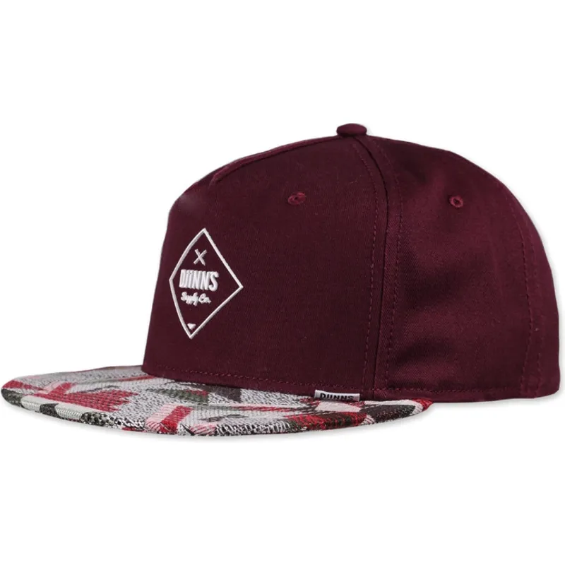 petten-hond-rood-snapback-rubber-aztek-van-djinns petten-hond-rood-snapback-rubber-aztek-van-djinns