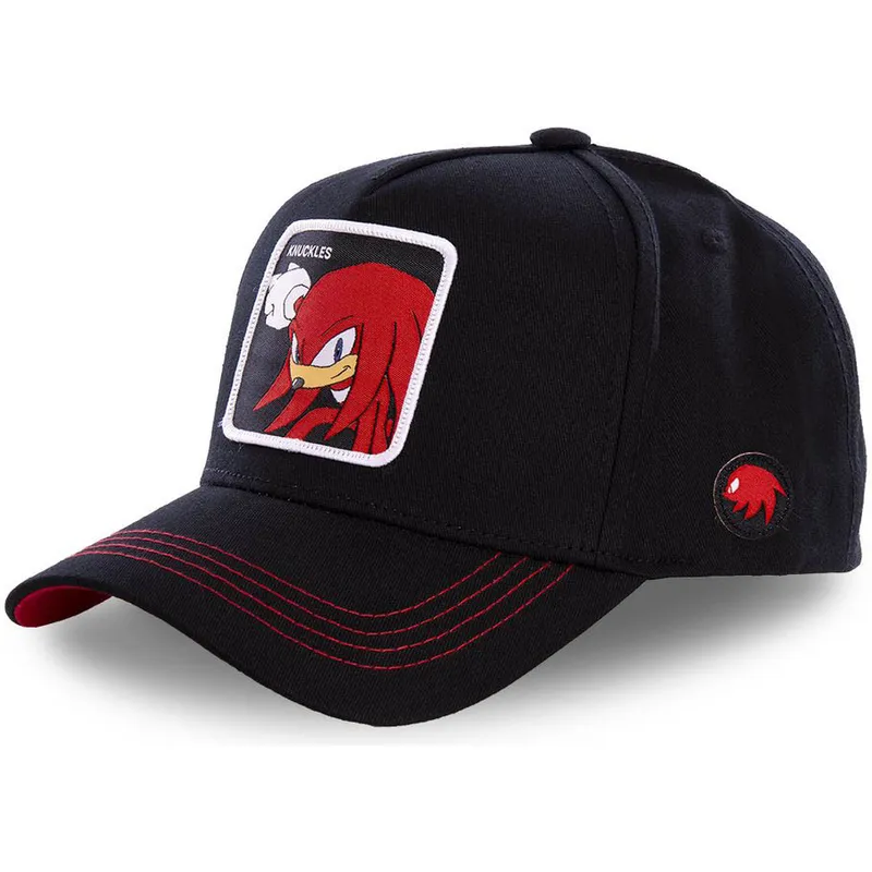 petten-gebogen-zwart-snapback-knub-knuckles-the-echidna-sonic-the-hedgehog-van-capslab