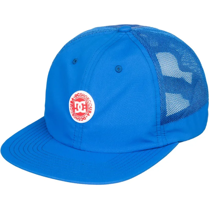 petten-plat-blauw-verstelbaar-harsh-pocket-van-dc-shoes