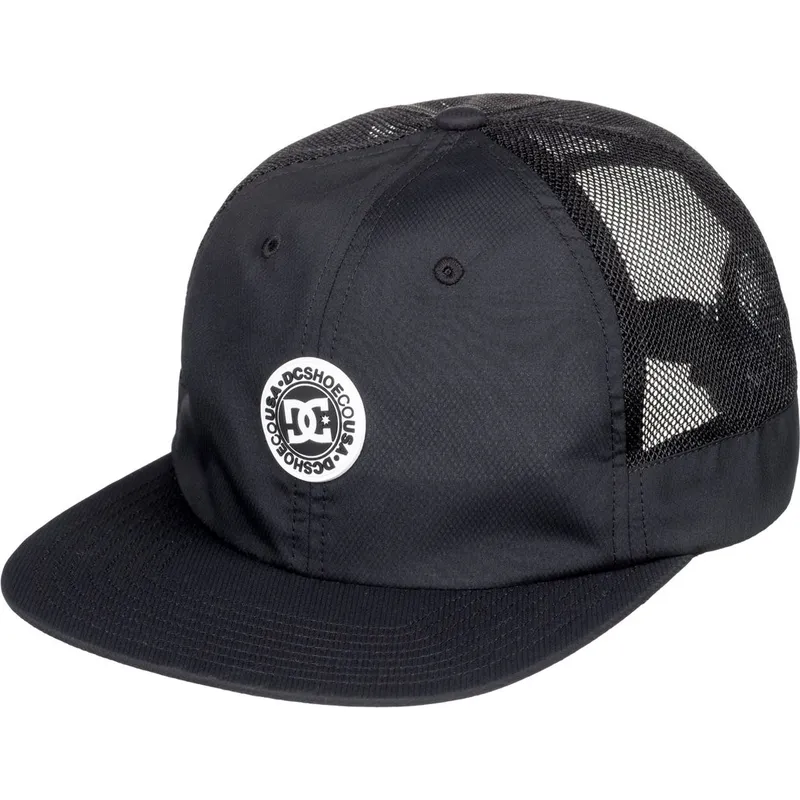 petten-plat-zwart-verstelbaar-harsh-pocket-van-dc-shoes