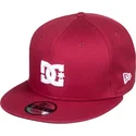 petten-plat-rood-snapback-empire-fielder-van-dc-shoes