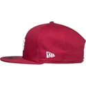 petten-plat-rood-snapback-empire-fielder-van-dc-shoes