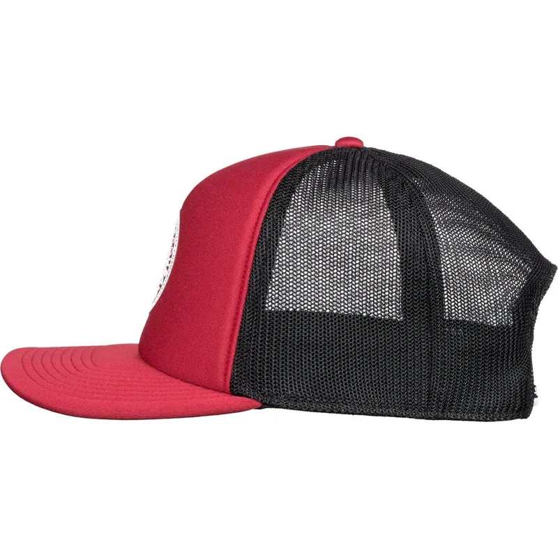 petten-gebogen-rood-snapback-vested-up-van-dc-shoes