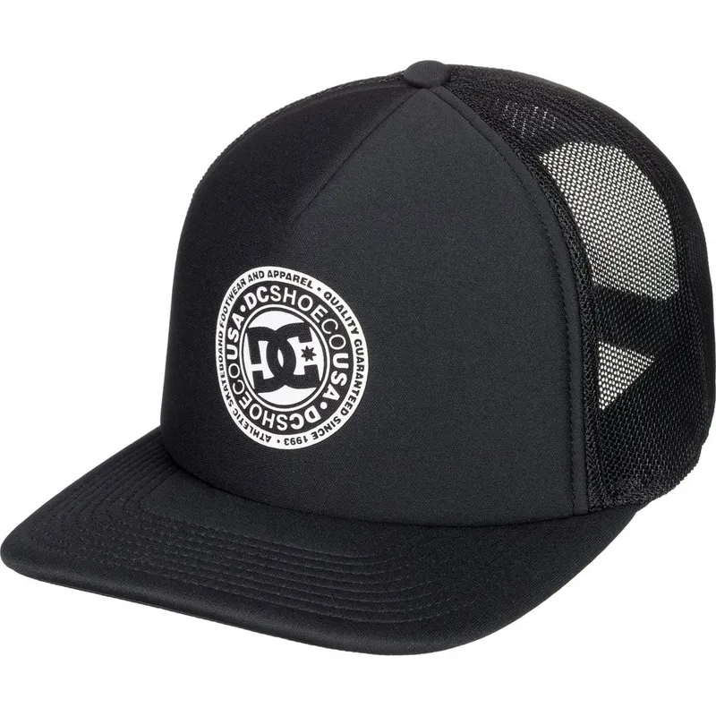 petten-gebogen-zwart-snapback-vested-up-van-dc-shoes