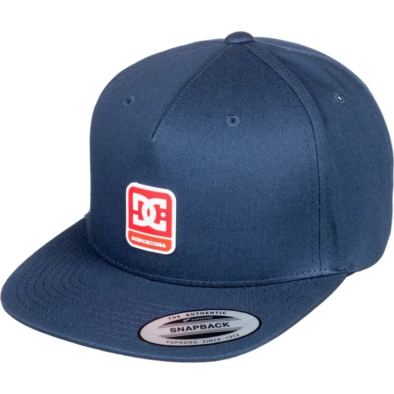 petten-plat-marineblauw-snapback-snapdragger-van-dc-shoes