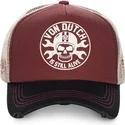 petten-gebogen-rood-snapback-bor-van-von-dutch