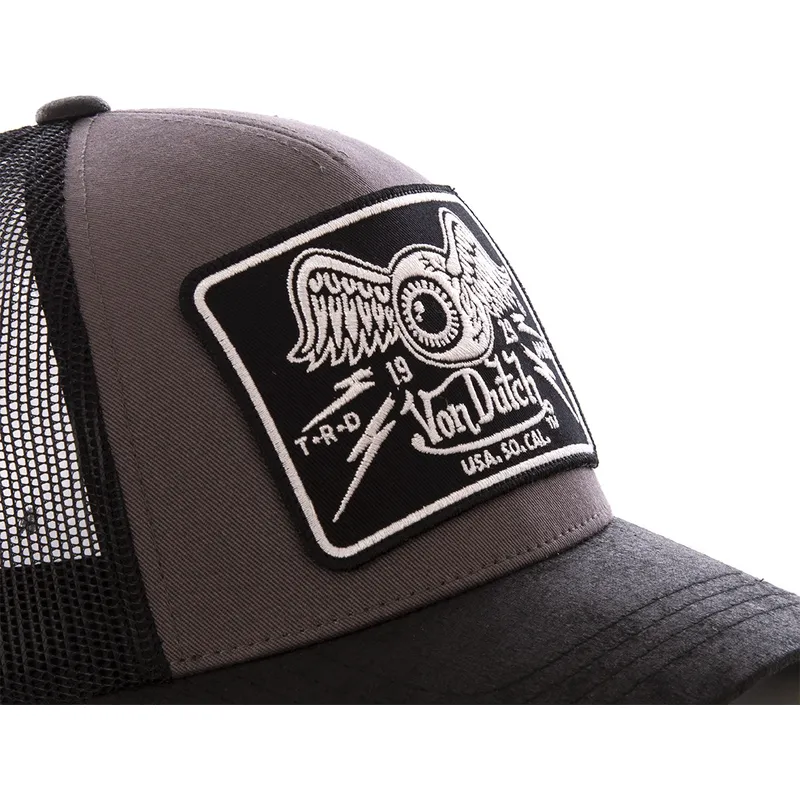 petten-gebogen-grijs-snapback-damaged-van-von-dutch
