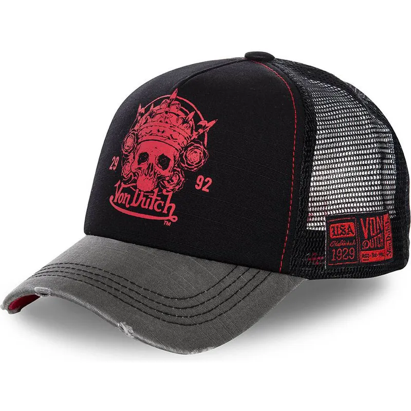 petten-gebogen-zwart-snapback-gre-van-von-dutch