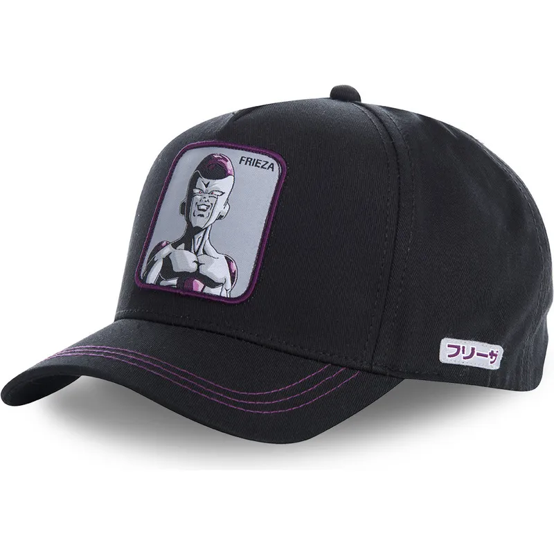 petten-gebogen-zwart-snapback-frec-frieza-dragon-ball-van-capslab petten-gebogen-zwart-snapback-frec-frieza-dragon-ball-van-capslab