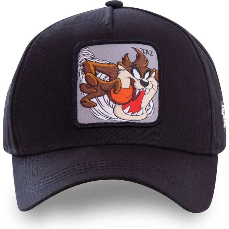 petten-gebogen-zwart-snapback-tasmaanse-duivel-looney-tunes-van-capslab