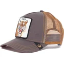 petten-gebogen-bruin-snapback-eye-of-the-tiger-the-farm-van-goorin-bros