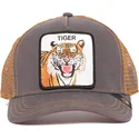 petten-gebogen-bruin-snapback-eye-of-the-tiger-the-farm-van-goorin-bros