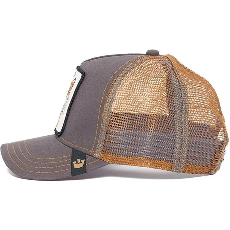 petten-gebogen-bruin-snapback-eye-of-the-tiger-the-farm-van-goorin-bros