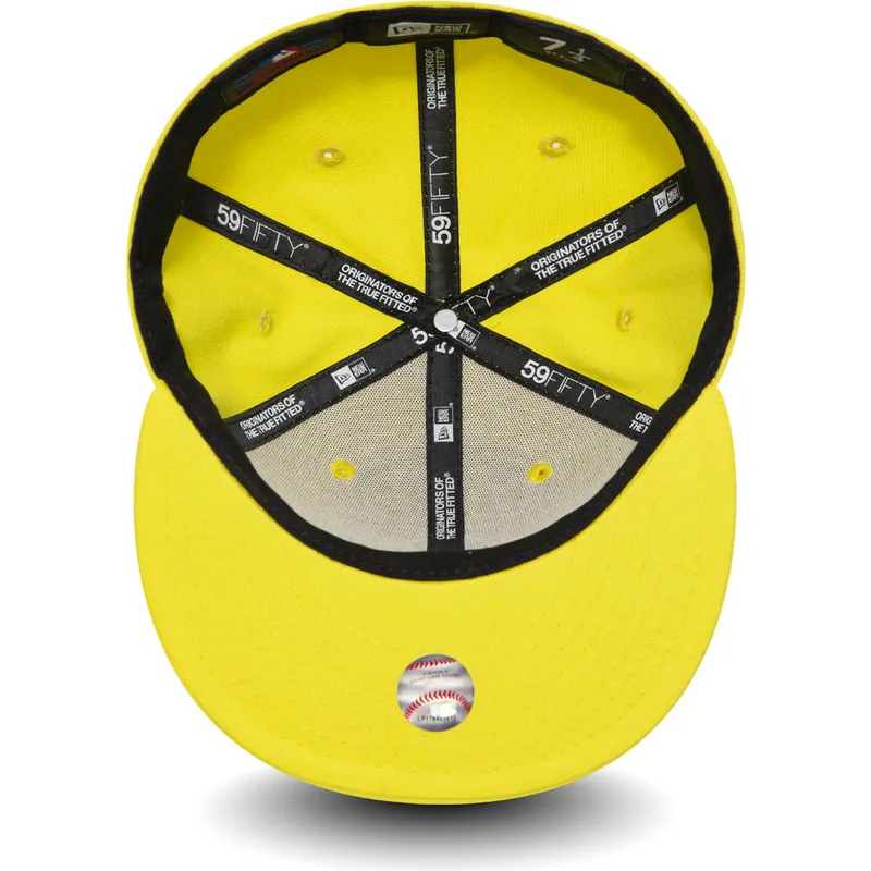 petten-plat-geel-fitted-59fifty-essential-van-new-york-yankees-mlb-van-new-era petten-plat-geel-fitted-59fifty-essential-van-new-york-yankees-mlb-van-new-era
