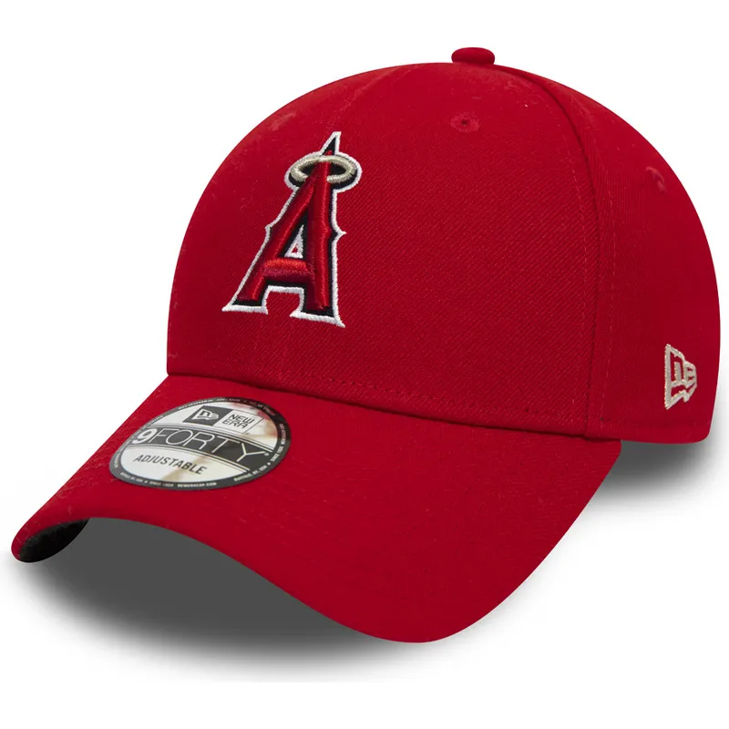 petten-gebogen-rood-verstelbaar-9forty-the-league-van-los-angeles-angels-mlb-van-new-era petten-gebogen-rood-verstelbaar-9forty-the-league-van-los-angeles-angels-mlb-van-new-era