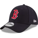 petten-gebogen-marineblauw-verstelbaar-9forty-the-league-van-boston-red-sox-mlb-van-new-era