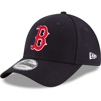 Petten gebogen marineblauw verstelbaar 9FORTY The League van Boston Red Sox MLB van New Era