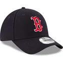 petten-gebogen-marineblauw-verstelbaar-9forty-the-league-van-boston-red-sox-mlb-van-new-era