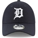 petten-gebogen-marineblauw-verstelbaar-9forty-the-league-van-detroit-tigers-mlb-van-new-era