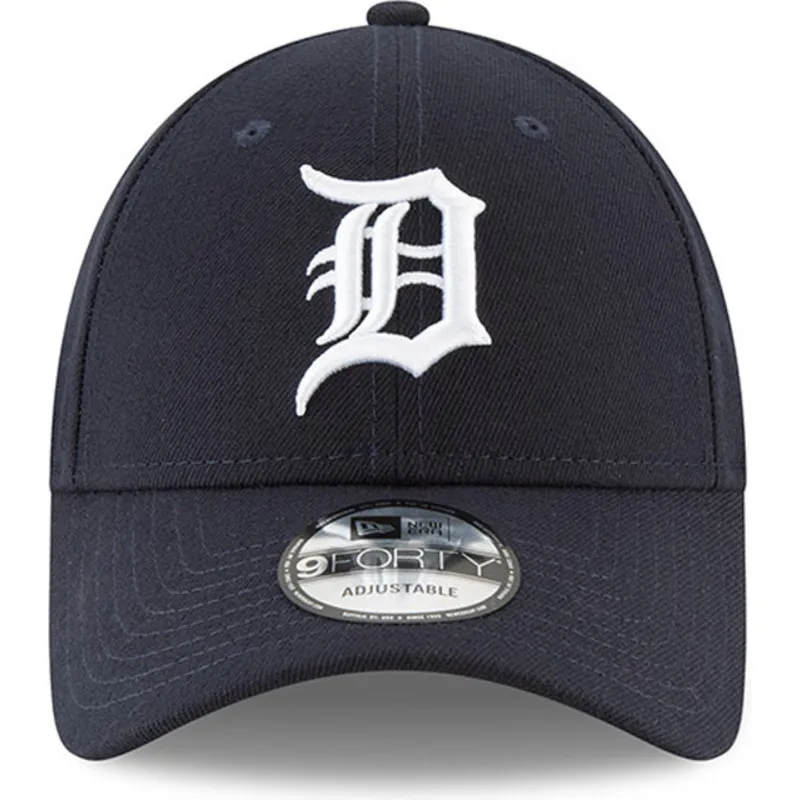 petten-gebogen-marineblauw-verstelbaar-9forty-the-league-van-detroit-tigers-mlb-van-new-era