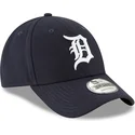petten-gebogen-marineblauw-verstelbaar-9forty-the-league-van-detroit-tigers-mlb-van-new-era