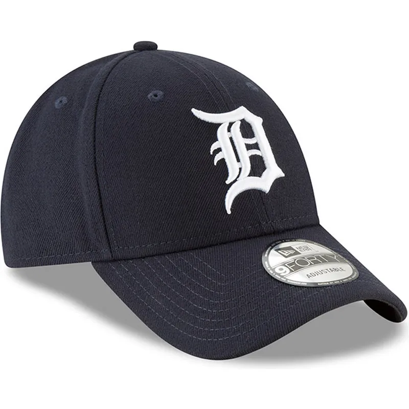 petten-gebogen-marineblauw-verstelbaar-9forty-the-league-van-detroit-tigers-mlb-van-new-era