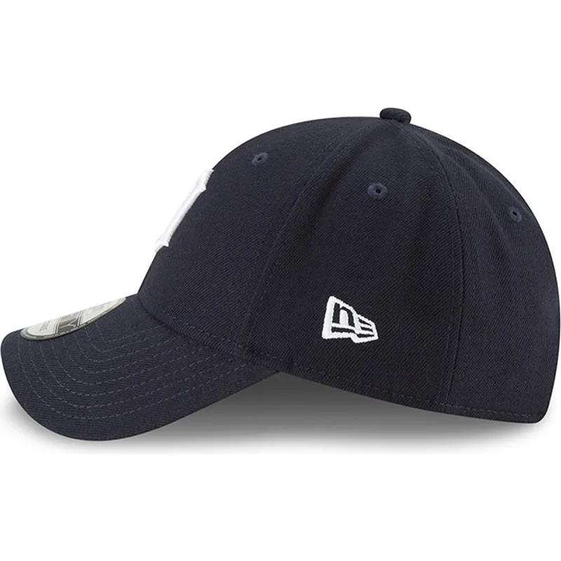 petten-gebogen-marineblauw-verstelbaar-9forty-the-league-van-detroit-tigers-mlb-van-new-era