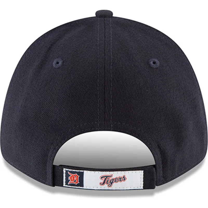 petten-gebogen-marineblauw-verstelbaar-9forty-the-league-van-detroit-tigers-mlb-van-new-era