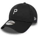 petten-gebogen-zwart-verstelbaar-9forty-shadow-tech-van-pittsburgh-pirates-mlb-van-new-era