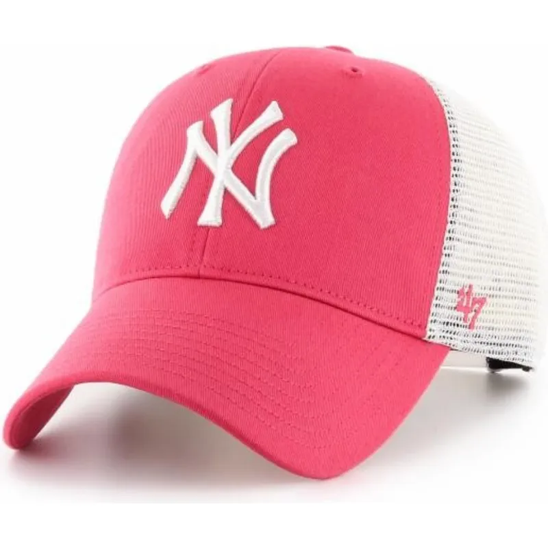 petten-gebogen-roze-snapback-mvp-flagship-van-new-york-yankees-mlb-van-47-brand