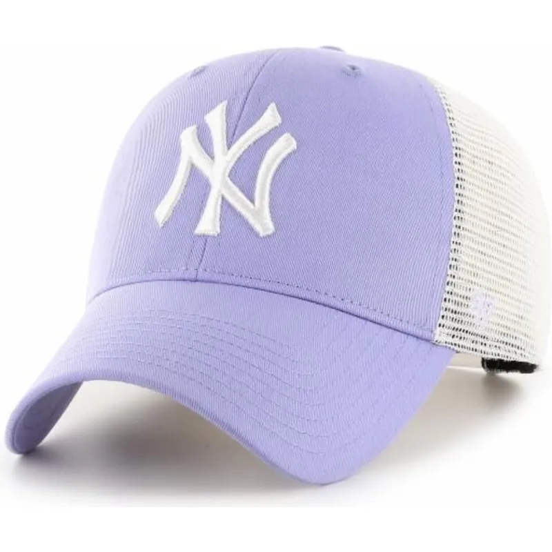 petten-gebogen-paars-snapback-lavanda-mvp-flagship-van-new-york-yankees-mlb-van-47-brand