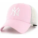 petten-gebogen-roze-snapback-mvp-flagship-van-new-york-yankees-mlb-van-47-brand