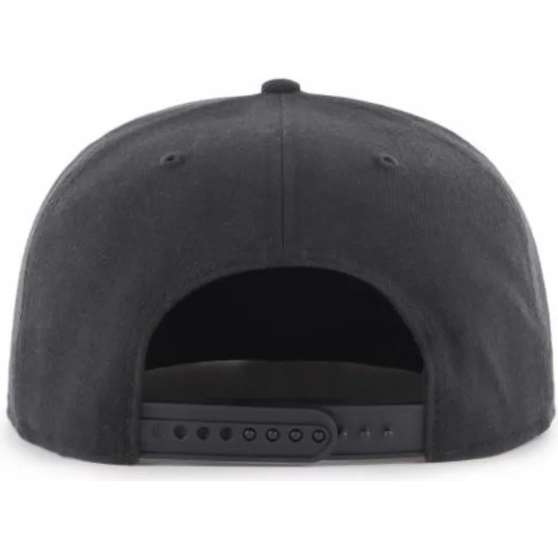 petten-plat-zwart-snapback-captain-no-shot-van-san-jose-sharks-nhl-van-47-brand