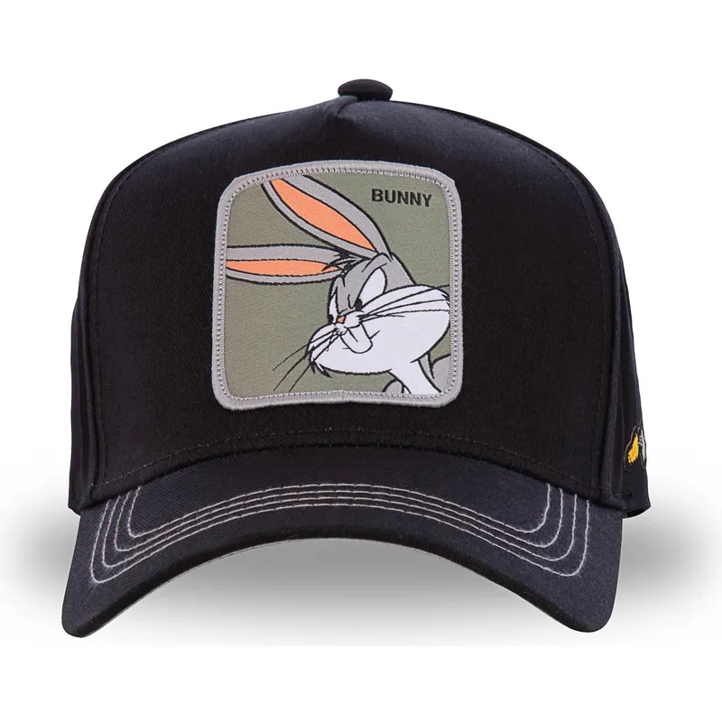 petten-gebogen-zwart-snapback-bun3-bugs-bunny-looney-tunes-van-capslab petten-gebogen-zwart-snapback-bun3-bugs-bunny-looney-tunes-van-capslab