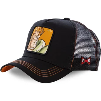 petten-gebogen-zwart-snapback-androide-c16b-c-16-dragon-ball-van-capslab