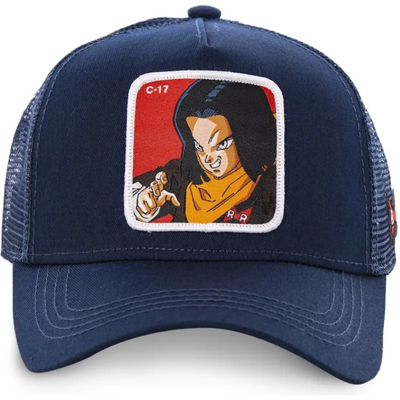 petten-gebogen-marineblauw-snapback-androide-c17a-c-17-dragon-ball-van-capslab