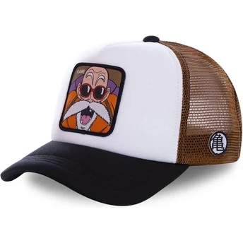 petten-gebogen-wit-snapback-kam3m-muten-roshi-dragon-ball-van-capslab