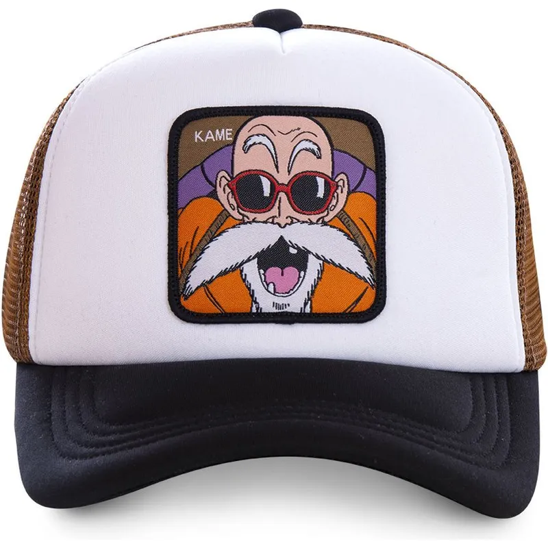 petten-gebogen-wit-snapback-kam3m-muten-roshi-dragon-ball-van-capslab