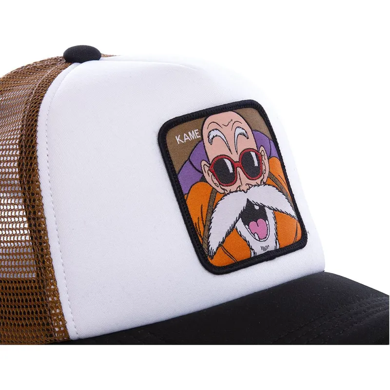 petten-gebogen-wit-snapback-kam3m-muten-roshi-dragon-ball-van-capslab