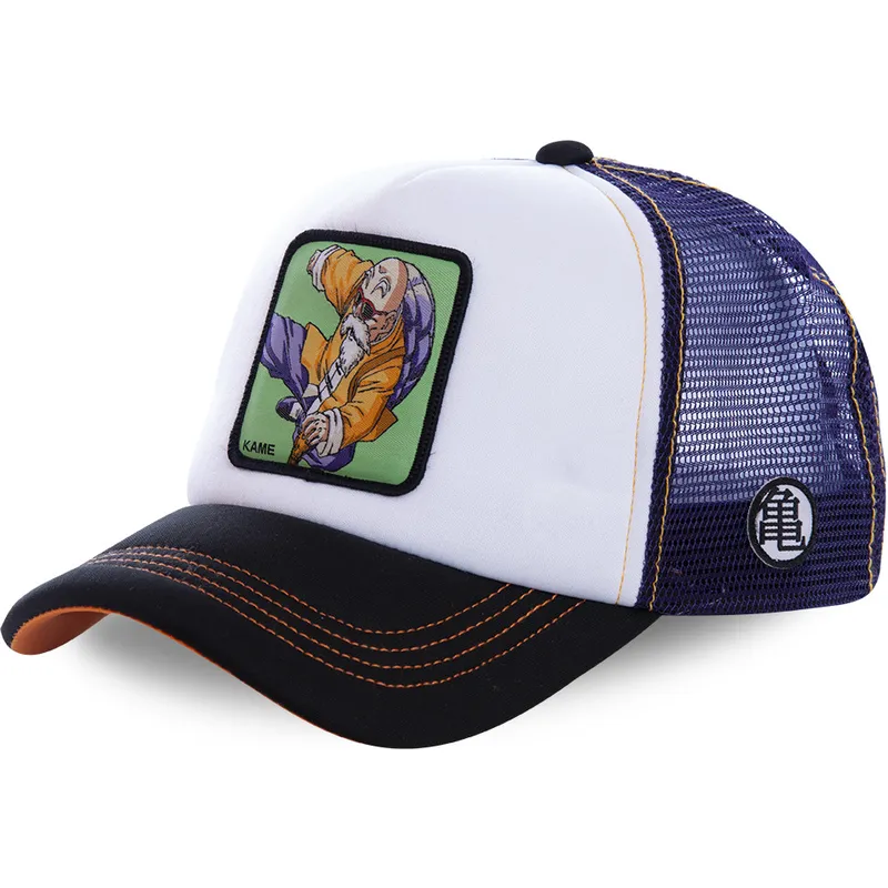 petten-gebogen-wit-snapback-kam6m-muten-roshi-dragon-ball-van-capslab