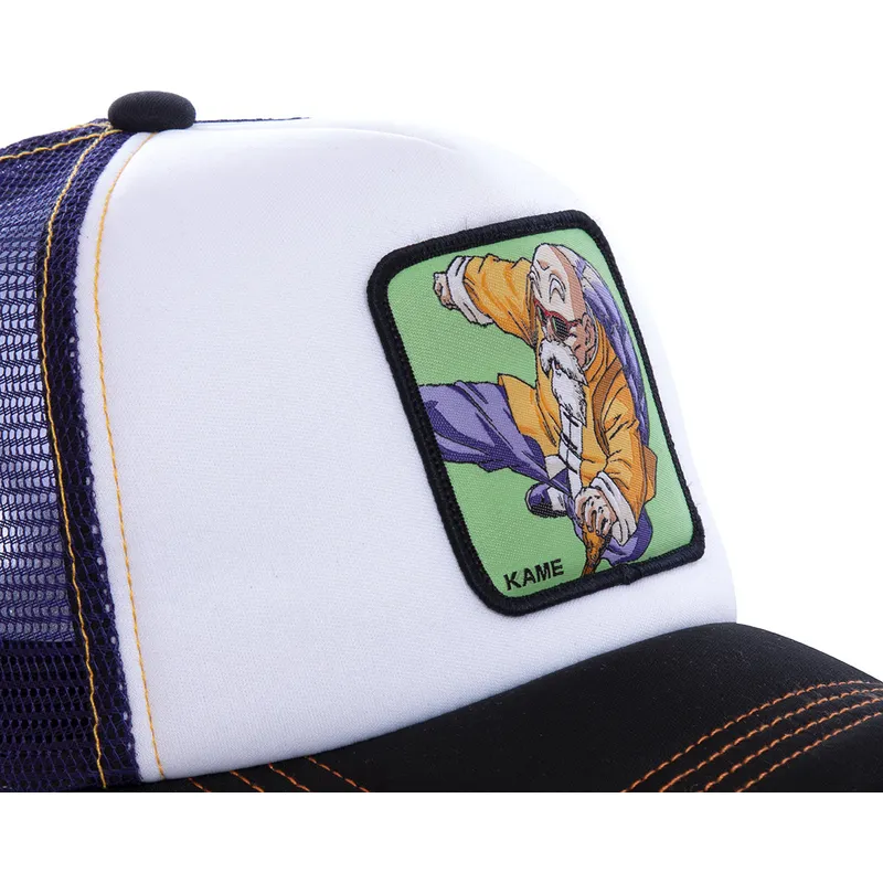 petten-gebogen-wit-snapback-kam6m-muten-roshi-dragon-ball-van-capslab