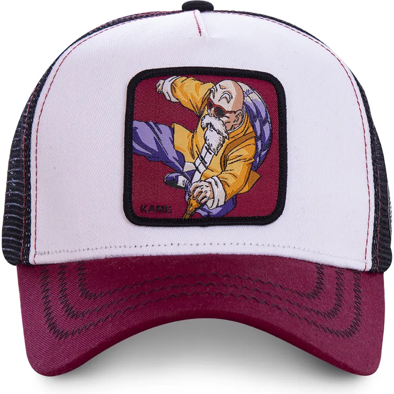 petten-gebogen-wit-snapback-kam7-muten-roshi-dragon-ball-van-capslab