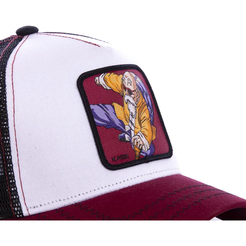 petten-gebogen-wit-snapback-kam7-muten-roshi-dragon-ball-van-capslab