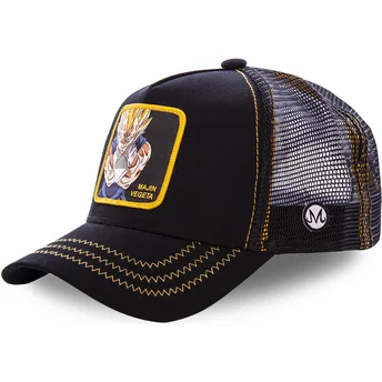 Petten gebogen zwart snapback Majin MV2 Vegeta Dragon Ball van Capslab