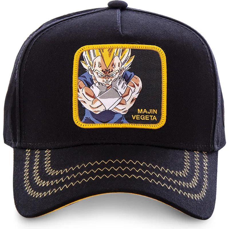 petten-gebogen-zwart-snapback-majin-mv3-vegeta-dragon-ball-van-capslab
