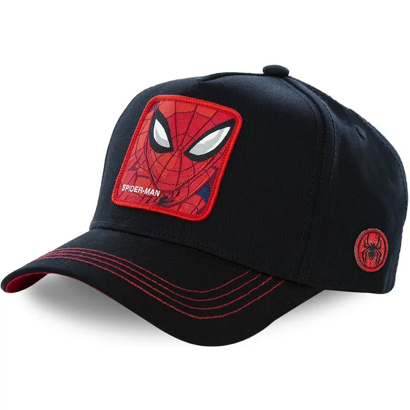 petten-gebogen-zwart-snapback-spi3-spider-man-marvel-comics-van-capslab