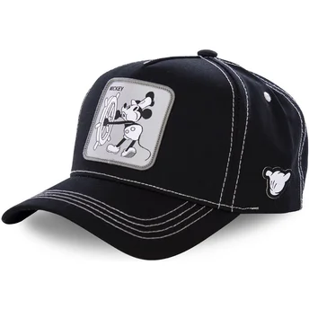 petten-gebogen-zwart-snapback-vintage-vin1-mickey-mouse-disney-van-capslab
