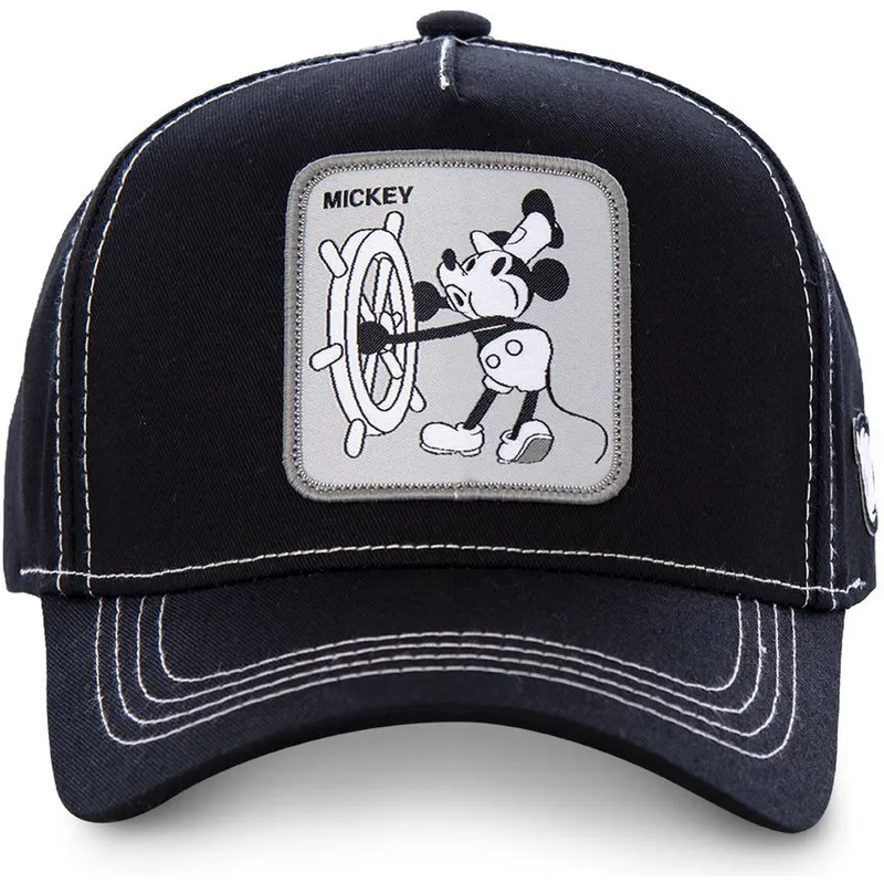 petten-gebogen-zwart-snapback-vintage-vin1-mickey-mouse-disney-van-capslab
