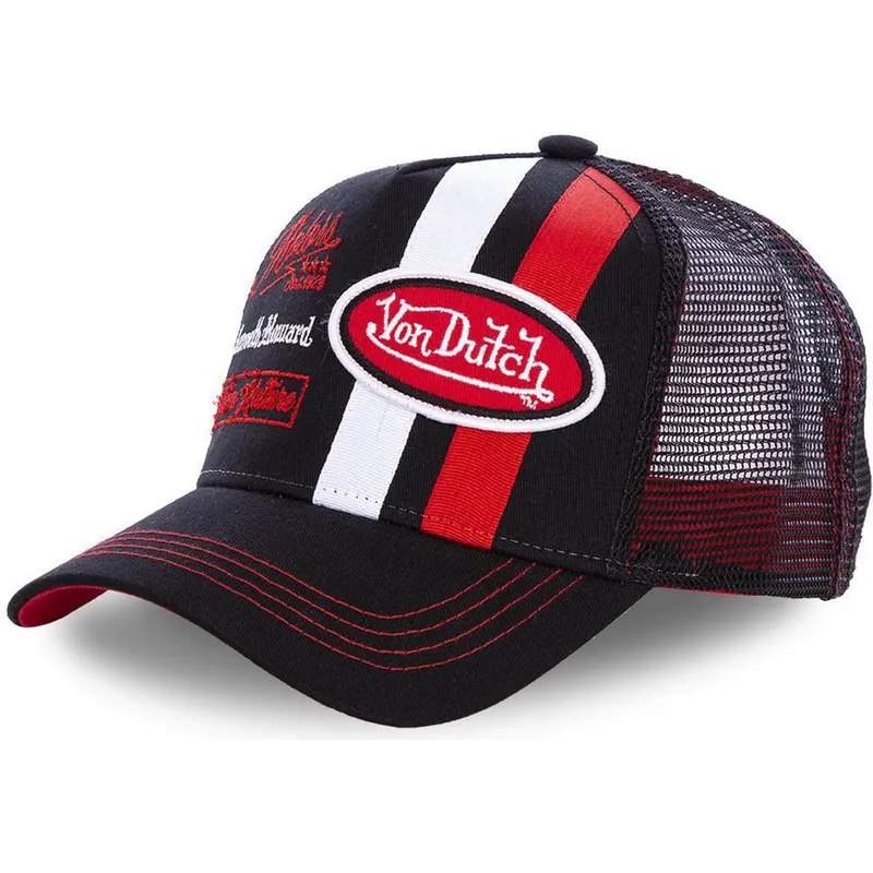 petten-gebogen-zwart-snapback-mcqbla-van-von-dutch