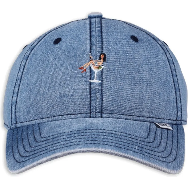 petten-gebogen-blauw-verstelbaar-vaquero-coloured-girl-van-djinns
